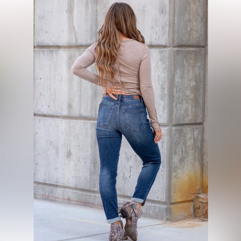 Judy Blue Dark Wash Ankle Jeans